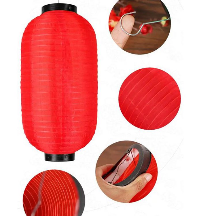 Chinese Honeycomb Paper Lantern with Hanging Ornament