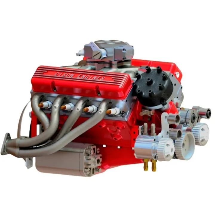 V8 Engine Resin Model Ornament – Creative Cross-Border Desktop Decoration